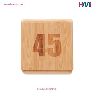 Promotional Bamboo Timer with logo branding in Germany | Promotional Bamboo twist Timer with Logo in Germany | HMi | hmi-ad | 07