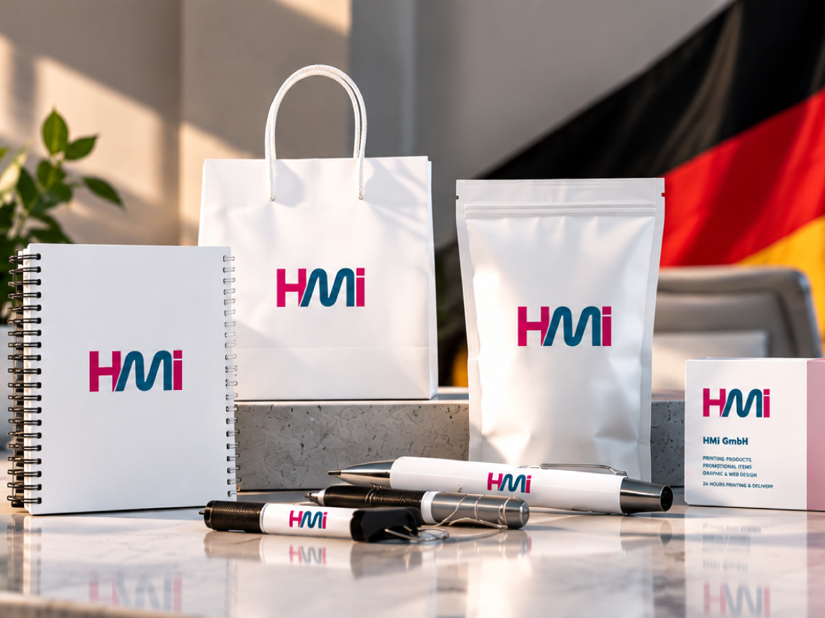 Promotional gift items in Germany with custom logo branding