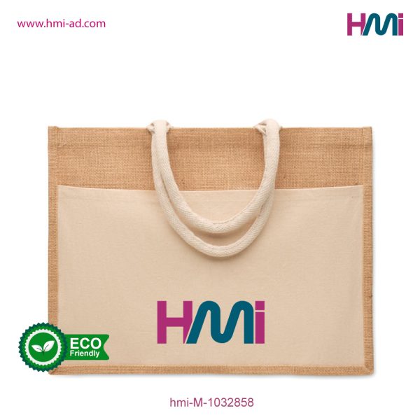 Promotional Jute Shopping Bag 58 | Promotional Jute Shopping Bag with Branding in Germany | hmi-ad | hmi-M-1032858 | 02