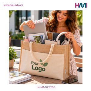 Promotional Jute Shopping Bag 58 | Promotional Jute Shopping Bag with Branding in Germany | hmi-ad | hmi-M-1032858 | 07