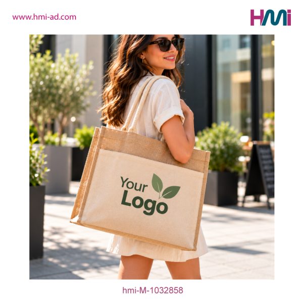 Promotional Jute Shopping Bag 58 | Promotional Jute Shopping Bag with Branding in Germany | hmi-ad | hmi-M-1032858 | 08