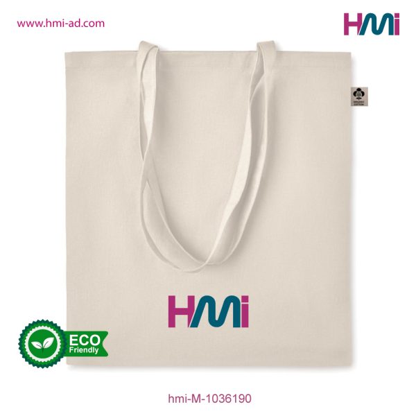 Promotional Organic Cotton Bag 90 | Promotional Organic Bag with branding in Germany | hmi-ad | hmi-M-1036190 | 02