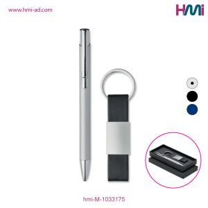 Promotional Pen & Keyring Gift Set with custom Logo in Germany | Promotional Gift sets with branding in Germany | HMi | hmi-ad