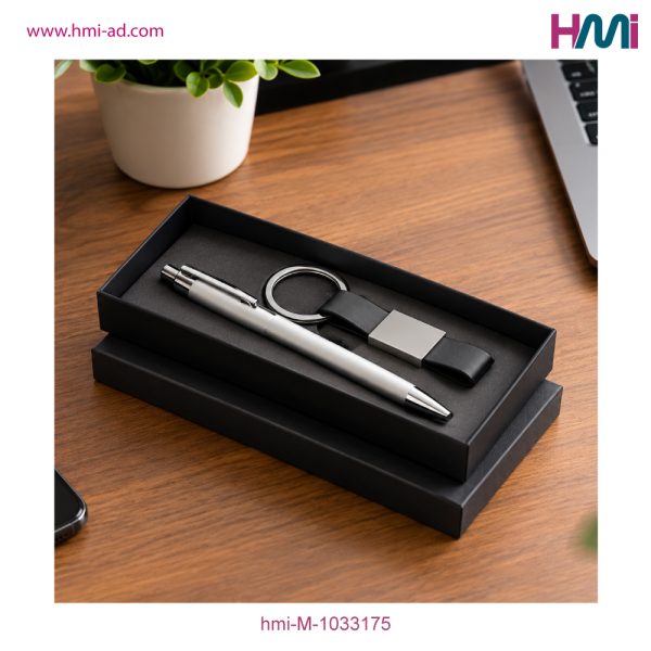 Promotional Pen & Keyring Gift Set with custom Logo in Germany | Promotional Gift sets with branding in Germany | HMi | hmi-ad | 08
