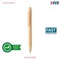 Promotional Push Button Pen with branding in Germany | Promotional Eco-Friendly Bamboo Pen with Custom Logo | HMi | hmi-ad
