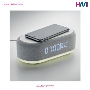 Promotional Wireless 4-in-1 Clock Station with logo branding in Germany | Promotional Technology gift item with branding in Germany | HMi | hmi-ad | 04