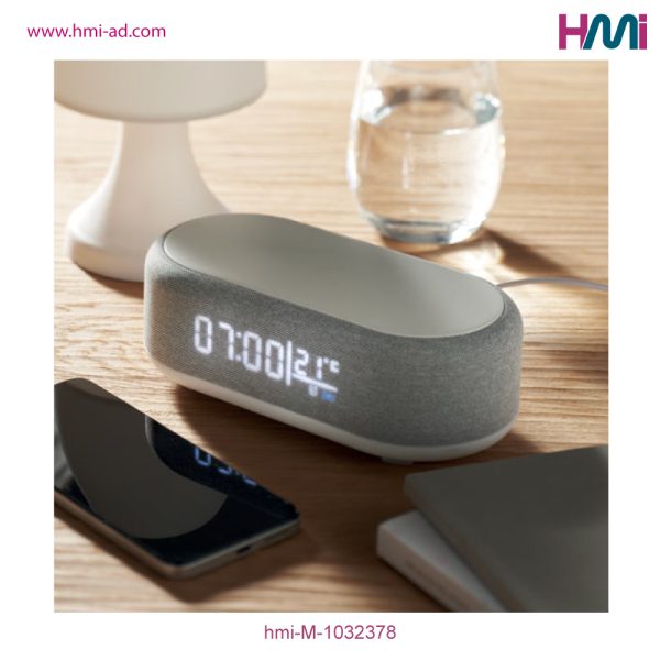Promotional Wireless 4-in-1 Clock Station with logo branding in Germany | Promotional Technology gift item with branding in Germany | HMi | hmi-ad | 06