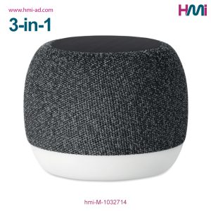 Promotional Wireless Speaker and Charger with LED with custom Logo | Promotional Wireless Charger with speaker and Logo Branding in Germany | hmi-M-1032714 | hmi-ad
