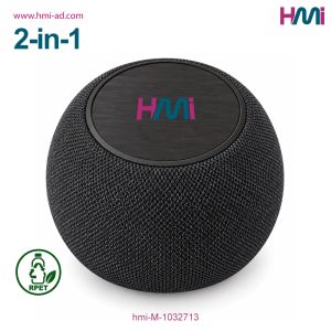 Promotional Wireless Speaker and Charger with Logo Branding in Germany | Promotional Wireless Charger with logo in Germany | hmi-M-1032713 | hmi-ad | 02