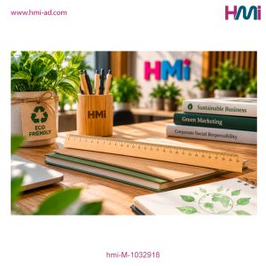 Promotional Wood Ruler with custom Logo branding | Promotional Office giveaways with branding | HMi | hmi-ad | 07