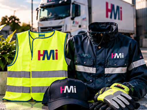 Promotional workwear with branding for transport companies in Germany