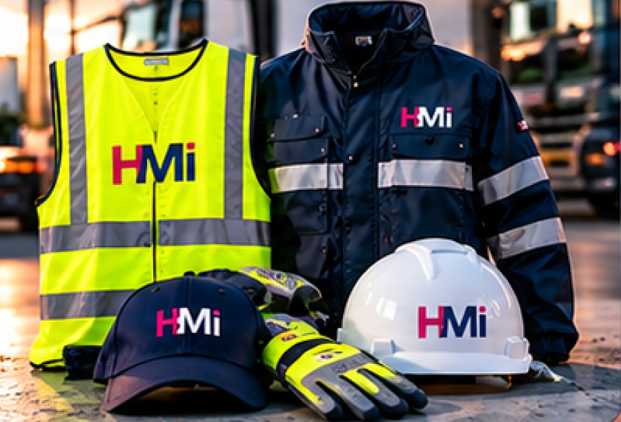 Branded workwear and safety equipment for transport companies
