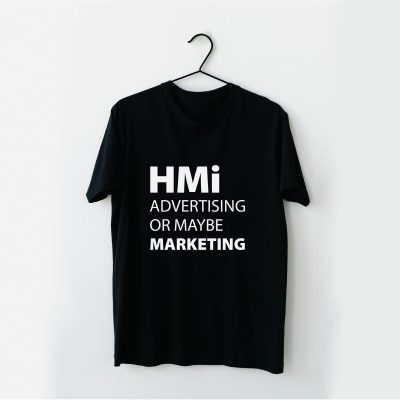 Professional Printing on Black T-shirt
