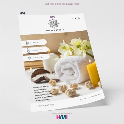 Wellness & Spa Flyer in Germany | Order flyers in Germany to HMi | Professional flyer design and offers in Germany with only HMI GmbH